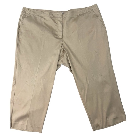 elemental Stretch Pants - Elemental Stretch Beige Khaki Capri Pants l Size 26 l Poshmark